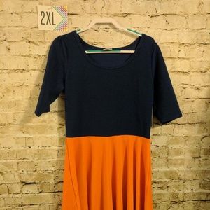 LuLaRoe Solid Nicole Dress